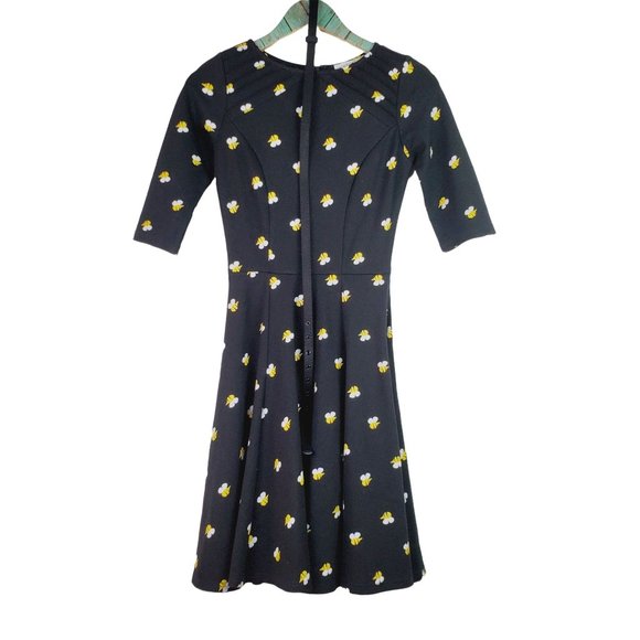 Unique Vintage Dresses & Skirts - Unique Vintage All Over Bumble Bee Print Dress, Sz S/4